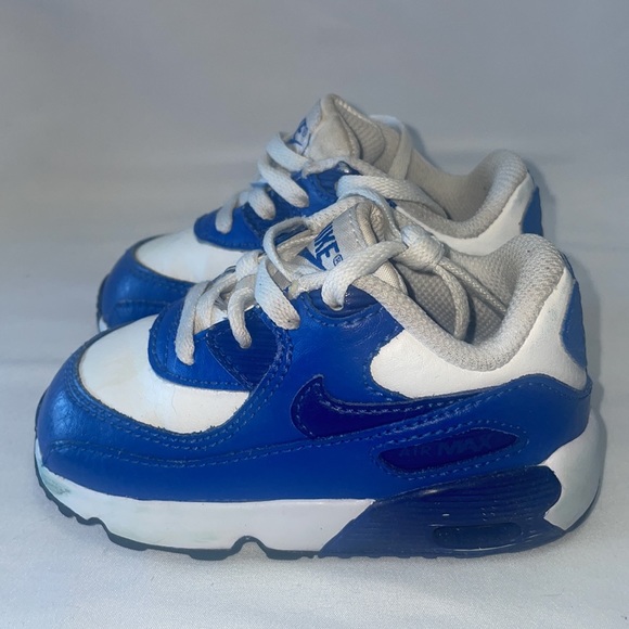Nike Air Max 90 Toddler Shoes Royal Blue - Picture 3 of 6